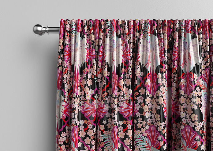 Faded Glamour, Fairground Black - Made To Measure Curtains - Image 10